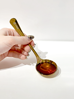 Ложка для каппинга Rise золотая